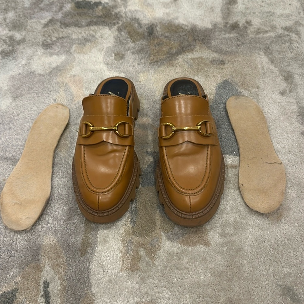 ZARA  LOAFER MULES SIZE 36